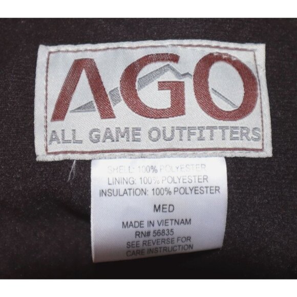 All Game Outfitters Blaze Orange Hunting Bib Pants Medium Insulated Warm - Picture 4 of 12